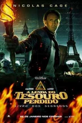 A Lenda do Tesouro Perdido - Livro dos Segredos - DVD-R